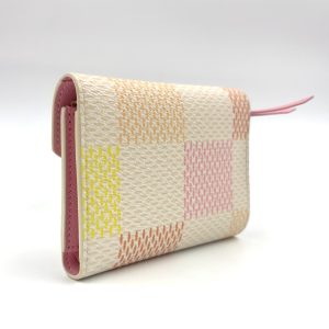LOUIS VUITTON ポルトフォイユ ヴィクトリーヌ ダミエ リシャス ペッシュ RFID対応 キャンバス マルチカラー 財布 ゴールド N40638